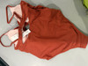 CUPSHE ONE-PIECE SWIMWEAR, SIZE LARGE - RED/ORANGE New