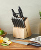 CHICAGO CUTLERY AVONDALE 12 Piece Built-In Sharpener Kitchen Knife Block Set