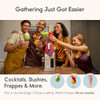 CULVANI CHILLUX FROZEN DRINK MAKER DIGITAL DISPLAY SLUSHIE MACHINE - SILVER