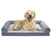 AMAZON BASICS FOAM LIVING ROOM COUCH DOG BED REMOVABLE COVER GRAY 44 X 35 New