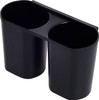 SWEET HOME COLLECTION DISH DRAINER DRAIN BOARD,UTENSIL HOLDER - BLACK