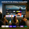 WEMI NATIVE 1080P SMART MINI PROJECTOR WiFi 6 BLUETOOTH 5.4 FULL HD 4K - WHITE
