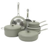 SUR LA TABLE KITCHEN POTLUCK PORCH 10 PIECE PFA FREE CERAMIC NONSTICK-BISQUE