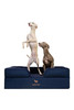 NOAH & PAW LARGE DOG BED 35X25X11 ORTHOPEDIC DOG BEDS DENIM SOFA COLLECTION New