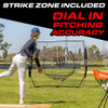 GOSPORTS 7 FT X 7 FT BASEBALL & SOFTBALL NETS, HITTING, PITCHING, 7X7, BLACK