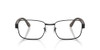 RAY-BAN UNISEX RX6529 SQUARE PRESCRIPTION EYEWEAR FRAMES -BLACK/DEMO LENS