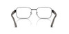 RAY-BAN UNISEX RX6529 SQUARE PRESCRIPTION EYEWEAR FRAMES -BLACK/DEMO LENS