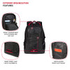 SWISSGEAR 5505 CECIL 16” LAPTOP BACKPACK, GEAR ATTACHMENT OPTIONS - CAMO NOIR