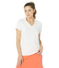 532991-01 PUMA WOMEN'S CLOUDSPUN COAST POLO SIZE L BRIGHT WHITE