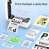 HOOROLA BLUETOOTH THERMAL LABEL PRINTER 4X6 SHIPPING LABEL PRINTER - WHITE