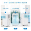 GARVEETECH PORTABLE AIR CONDITIONERS, 8,000 BTU, FDP23-2022R3 - WHITE