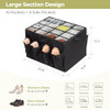 STORAGEIDEAS Organizers (shoes) Fabric, Storage Box Container, 2 Pack - Black