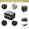 STORAGEIDEAS Organizers (shoes) Fabric, Storage Box Container, 2 Pack - Black