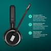 EPOS IMPACT 5000 GO MS STEREO WIRELESS HEADSET 1001437 - BLACK