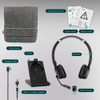 EPOS IMPACT 5000 GO MS STEREO WIRELESS HEADSET 1001437 - BLACK