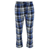 Ten West Apparel Men's Flannel Pajama Pants Black/Blue M New