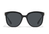 77730 QUAY WOMENS SUNGLASSES (RENT FREE) - FRAME: BLACK, LENSES: POLARIZED SMOKE