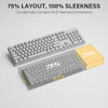 DURGOD K710 WIRELESS MECHANICAL KEYBOARD DARK BLUE