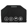 WEATHERTUFF ALL SEASON UNIVERSAL HEAVY DUTY STANDARD 58" GRILL COVER - BLACK