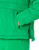 AMAZON ESSENTIALS ANORAK HOODED QUARTER-ZIP PUFFER COAT MEN XS GREEN New
