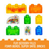 JELLY BLOX CONSTRUCTION SITE SET INCLUDES 75 PIECES TODDLER PRESCHOOL MULTI