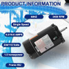 MEZOO UST1152 1 1/2-Horsepower Pool Pump Motor 1.5HP 115/230V - BLACK
