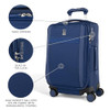 TRAVELPRO VERSAPACK+ CARRY-ON EXPANDABLE SPINNER 417246102 - BLUE New