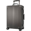 SKYLARK-100 20" CARRY-ON GRAY HARD SHELL SPINNER SUITCASE - DARK GRAY