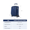TRAVELPRO VERSAPACK+/ COMPACT CARRY-ON EXPANDABLE SPINNER - BLACK New