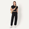 AMAZON ESSENTIALS WOMEN'S  ATHLETIC LOSE FIT WORKOUT GYM PANTS BLACK SIZE: XL New