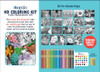 CRAYOLA HD COLORING KIT 30 COLORED PENCILS 20 COLORING PAGES 042936 - MULTICOLOR
