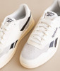 REEBOK COURT ADVANCE-SUEDE UNDERLAY - SIZE: MEN 9.5 - BEIGE BLK WHITE New