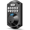 TEEHO TE002 FINGERPRINT DOOR LOCK - KEYLESS - TE002-1-MATTE/BLK - Matte Black