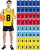 SUHINE 48 PCS SOCCER PENNY FOR SPORTS SOCCER SCRIMMAGE VESTS MULTICOLOR