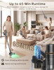 OXVAC R7F CORDLESS VACUUM CLEANER 600W/58000PA 65-MINUTE RUN TIME CORDLESS
