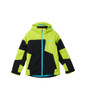38SG073500 SPYDER BOYS' LEADER JACKET MEN SIZE 10 BLACK LIME New