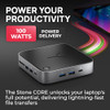 BRYDGE STONE CORE POWERED CHARGING DOCKING STATION CAPABLE OF 10 PORTS - BLACK New