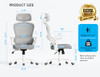TRALT OFFICE CHAIR - ERGONOMIC OFFICE CHAIR WITH BACK SUPPORT, COMPUTER CHAIR