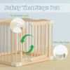 BLUEWOOD BABY HALO BABY GATE PLAYPEN, FOLDABLE - WOOD