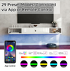 GENERIC 55.1" FLOATING TV STAND WITH LED LIGHTS FOR 55/65 INCH TV - WHITE