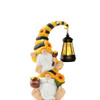 GNOME SOLAR BEE GARDEN GNOMES WITH LED LANTERN - YELLOW BLACK