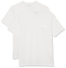 Amazon Essentials Men's Short-Sleeve Crewneck Pocket T-Shirts - WHITE - SIZE M