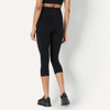 AMAZON ESSENTIALS WOMEN'S ACTIVE FORM-19" INSEAM CAPRI LEGGINGS BLACK XXL-New New
