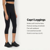 AMAZON ESSENTIALS WOMEN'S ACTIVE FORM-19" INSEAM CAPRI LEGGINGS BLACK XXL-New New