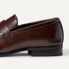 AMAZON ESSENTIALS SQUARE APRON TOE PENNY LOAFER - SIZE 9 - DARK BROWN