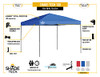 SHADE TECH II ST100 10'X10' INSTANT CANOPY 157379DS BLUE