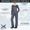 ARCTIX Women's Essential Insulated Ski Bibs, 2X/31" Inseam, STEEL
