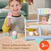 FISHER-PRICE PRESCHOOL TOY WOODEN ICE CREAM SHOP PLAYSET HXV21 - MULTICOLOR New