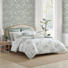 LAURA ASHLEY FULL/QUEEN COMFORTER SET PREMIUM COTTON, GREEN TOILE - R76948-GRN