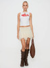 PRINCESS POLLY LIFAS LACE MINI SKIRT SIZE: WOMEN 10 CREAM New